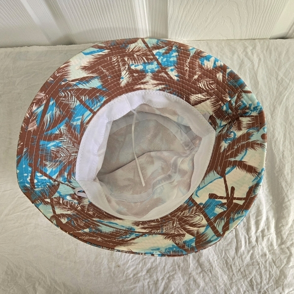 Bucket Hat Men's Boys Tropical Island Adjustable One Size Outdoors Unisex - Picture 3 of 6